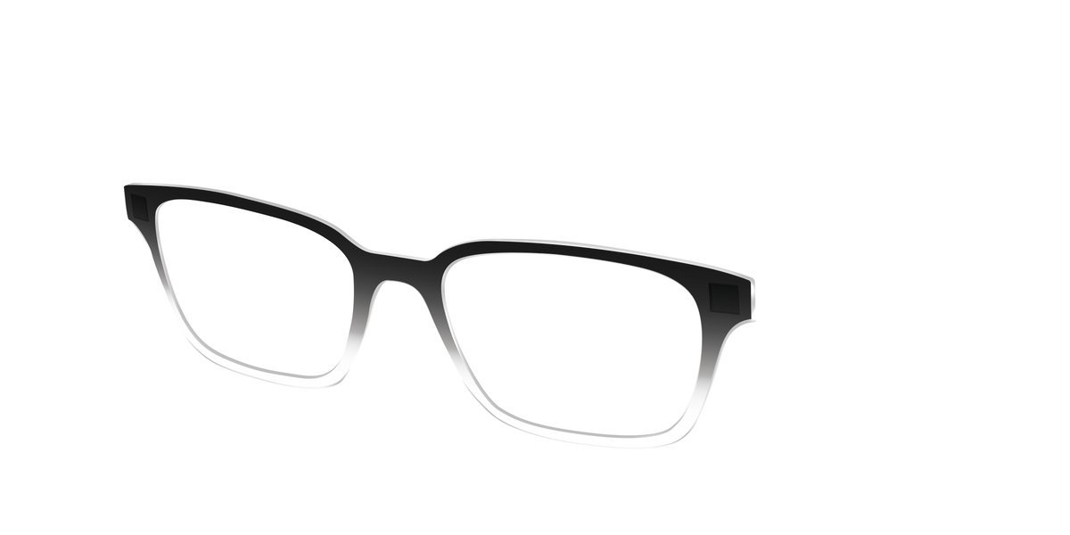 The Black Gradient Crystal - Angle Top Image - Pair Eyewear