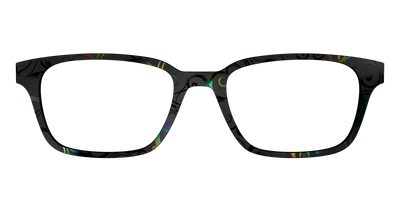 The Black Holographic Scrolls - Front Top Thumbnail - Pair Eyewear
