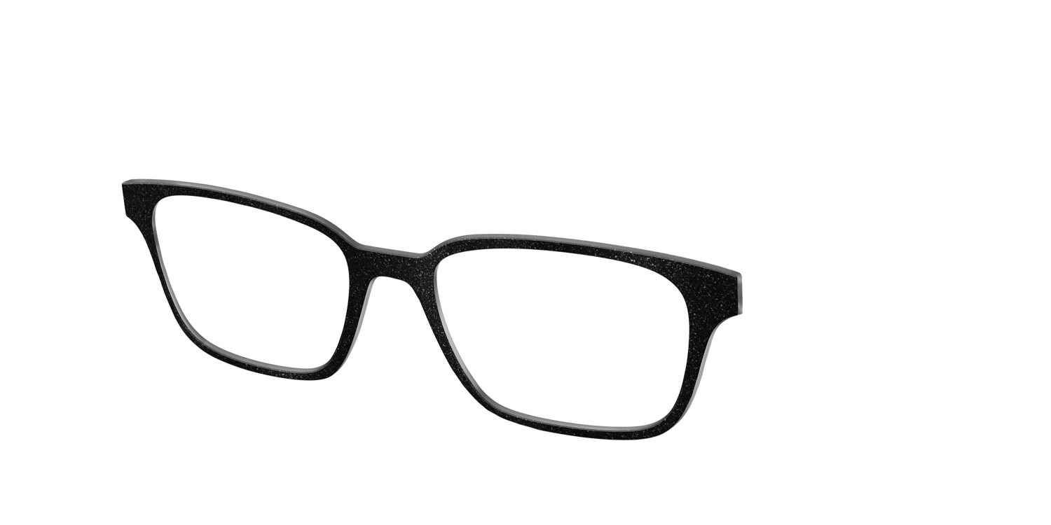 The Black Shimmer - Angle Top Image - Pair Eyewear