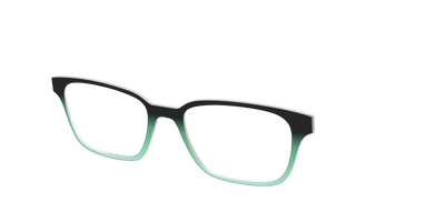 The Black to Spearmint Gradient - Angle Top Thumbnail - Pair Eyewear