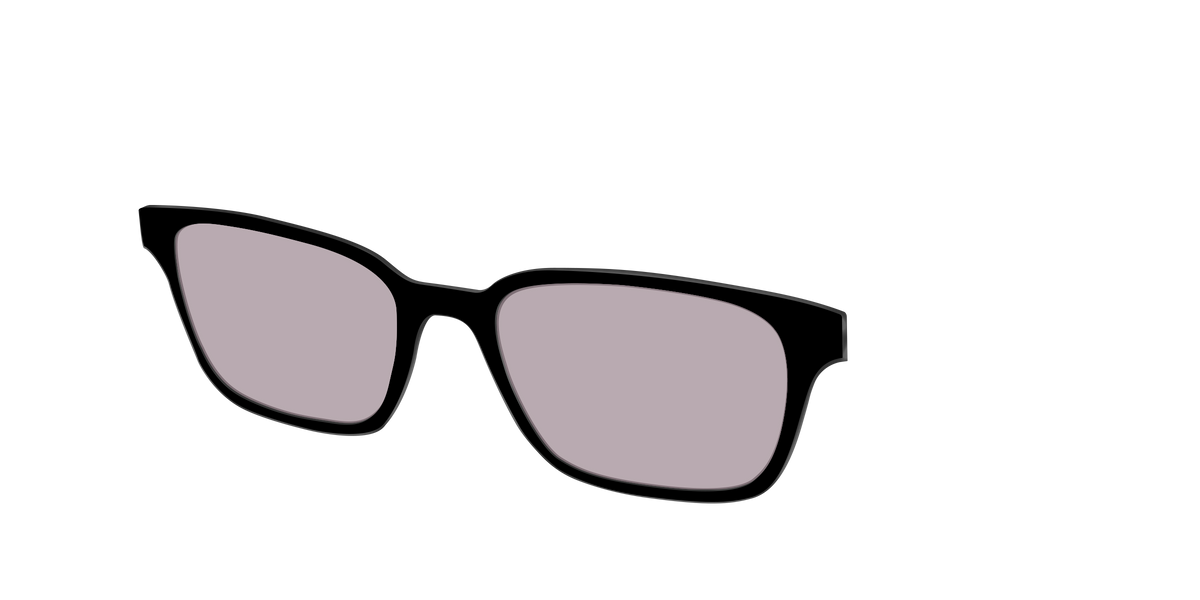 The Black with Gray Gaming lens - Angle Top Image - Pair Eyewear