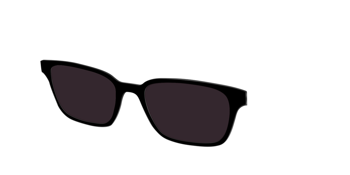 The Black with Urban Explorer lens - Angle Top Image - Pair Eyewear