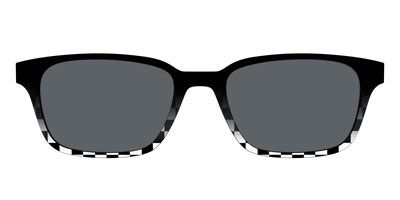 The Polarized Checkerboard Fade Sun Top - Front Top Thumbnail - Pair Eyewear