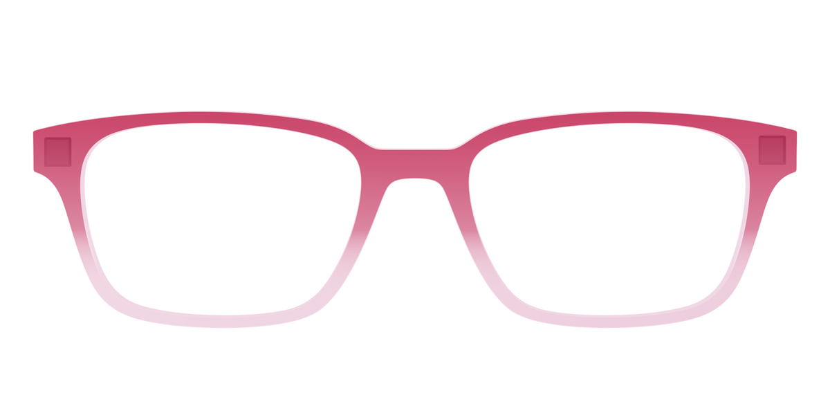 The Flamingo to Blush Gradient Crystal - Front Top Image - Pair Eyewear