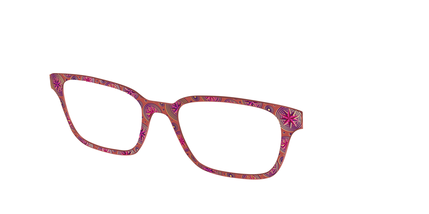 The Gold Foil Luna Lovegood™ - Angle Top Image - Pair Eyewear