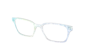 The Iridescent Pearl Marble Crystal - Angle Top Thumbnail - Pair Eyewear