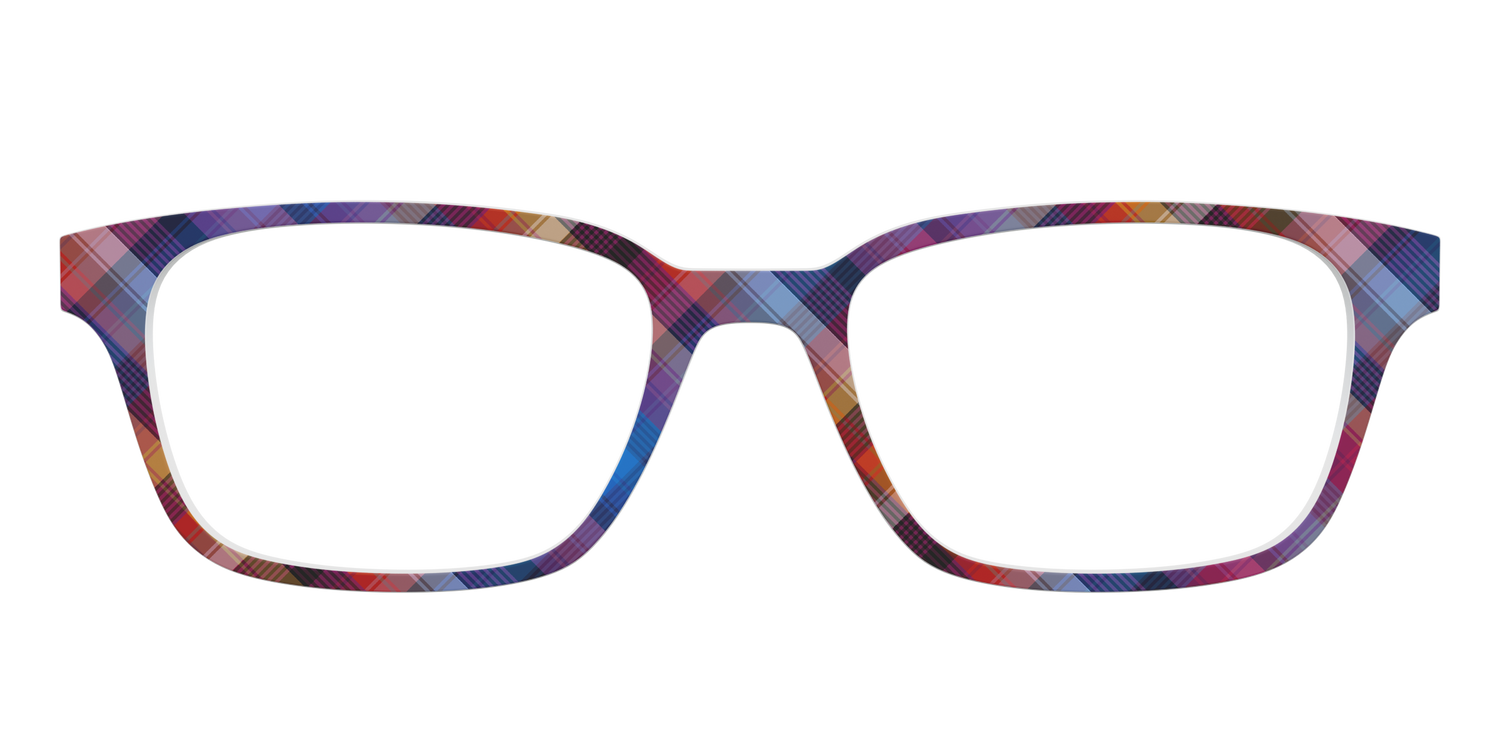 The Ombre Plaid - Front Top Image - Pair Eyewear