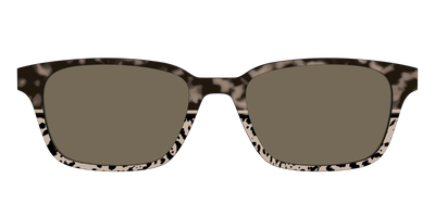 The Polarized Ink Blot Tortoise Split Sun Top - Front Top Thumbnail - Pair Eyewear