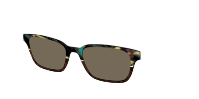 The Polarized Mirage Split with Gold Foil Sun Top - Angle Top Thumbnail - Pair Eyewear