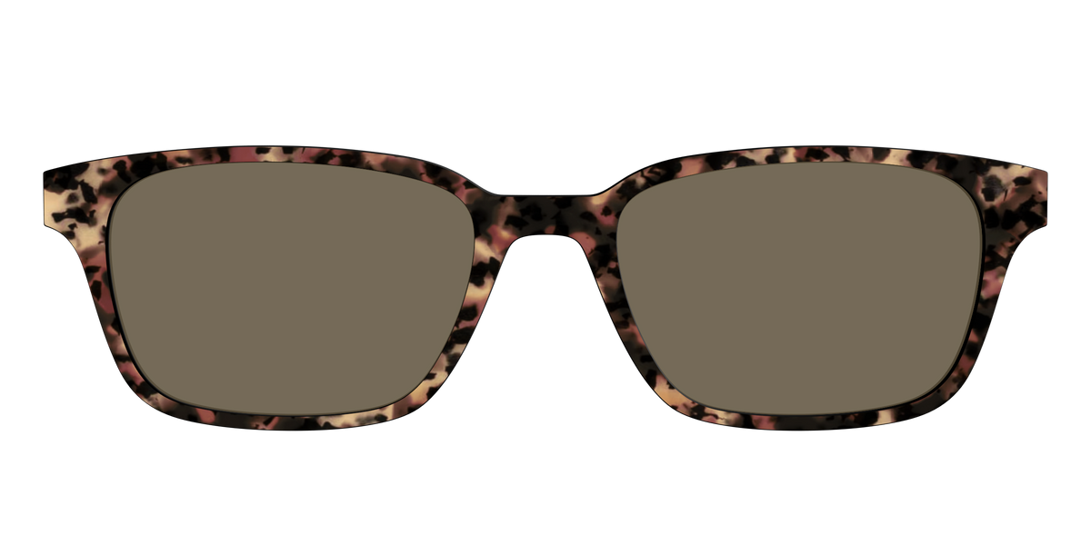 The Polarized Sienna Tortoise Sun Top - Front Top Image - Pair Eyewear