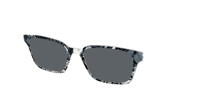 The Polarized Zebra Pearl Split Sun Top - Angle Top Thumbnail - Pair Eyewear