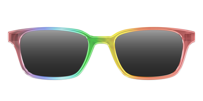 The Polarized Rainbow Gradient Sun Top - Front Top Thumbnail - Pair Eyewear