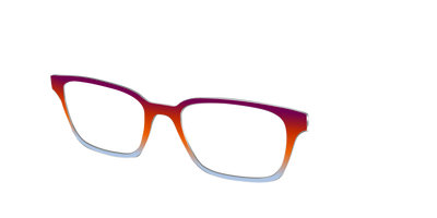 The Raspberry to Periwinkle Gradient - Angle Top Thumbnail - Pair Eyewear