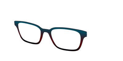 The Teal to Espresso Gradient - Angle Top Thumbnail - Pair Eyewear