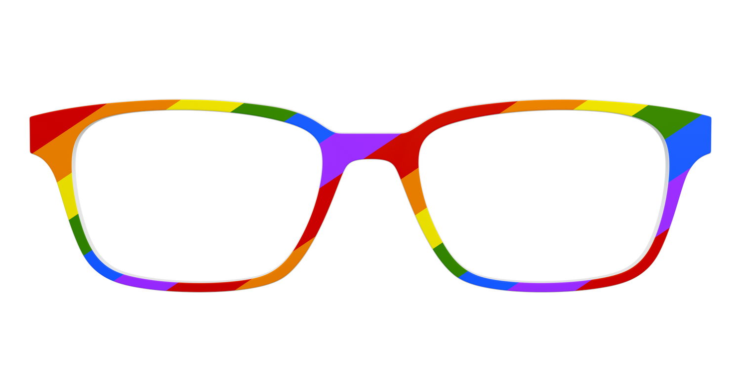The Traditional Pride Flag - Front Top Image - Pair Eyewear