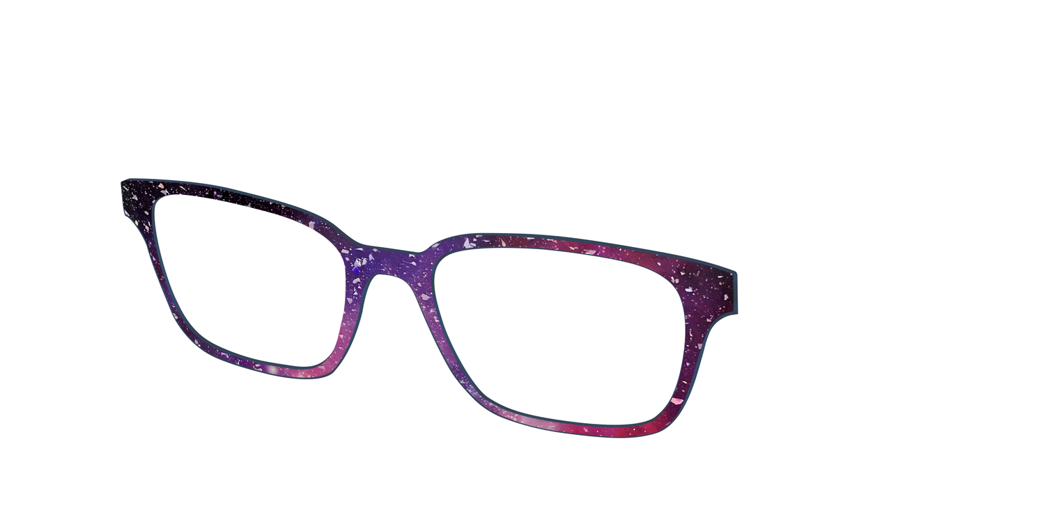 The Twilight Sky with Holographic Glitter - Angle Top Image - Pair Eyewear