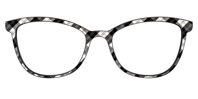 The B&W Plaid - Front Top Thumbnail - Pair Eyewear