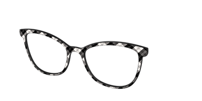 The B&W Plaid - Angle Top Thumbnail - Pair Eyewear