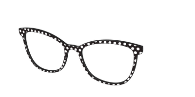 The Black Polka Dots - Angle Top Thumbnail - Pair Eyewear