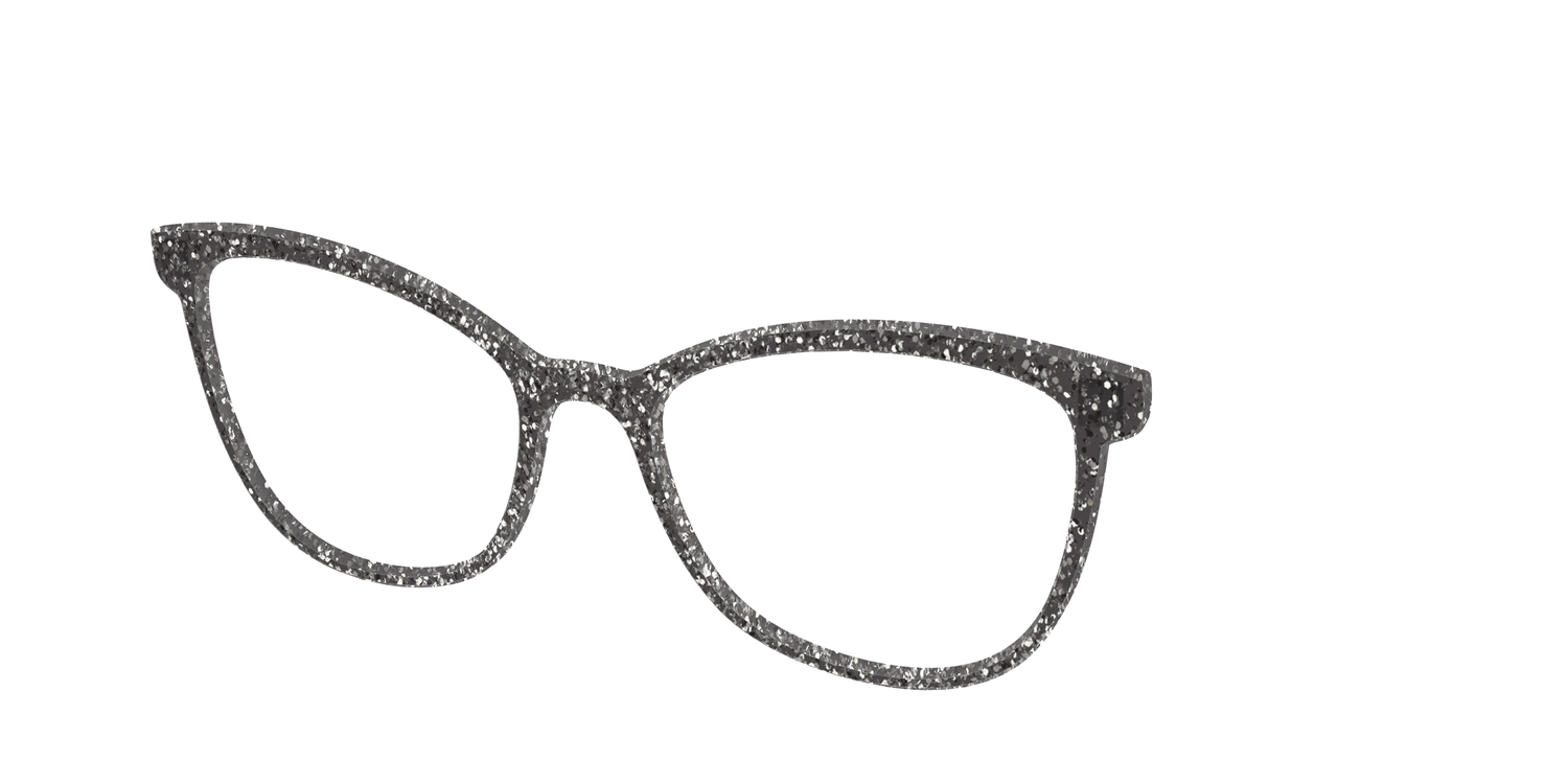 The Black Sparkle - Angle Top Image - Pair Eyewear