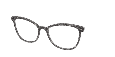 The Black Sparkle - Angle Top Thumbnail - Pair Eyewear