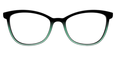 The Black to Spearmint Gradient - Front Top Thumbnail - Pair Eyewear