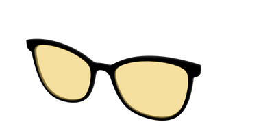 The Black with Driving Lens - Angle Top Thumbnail - Pair Eyewear
