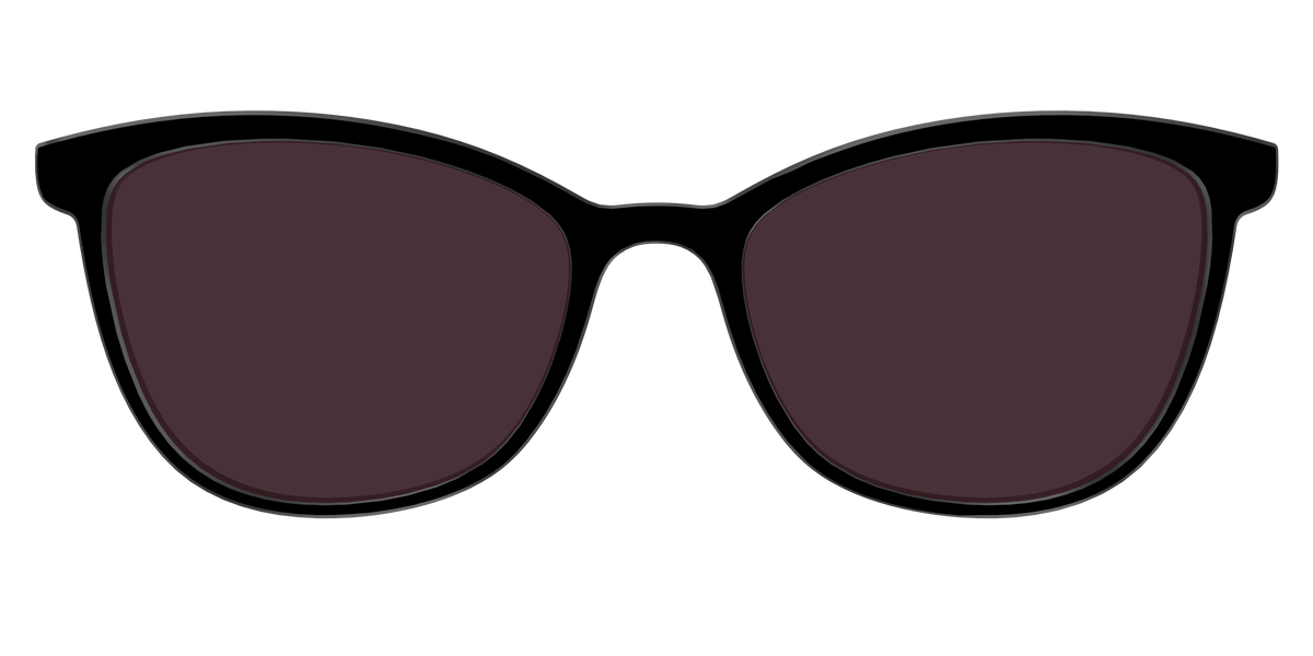 The Black with Water lens - Front Top Image - Pair Eyewear