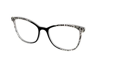 The Bone White Paisley - Angle Top Thumbnail - Pair Eyewear
