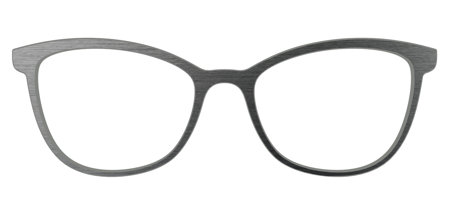 The Brushed Nickel - Front Top Image - Pair Eyewear