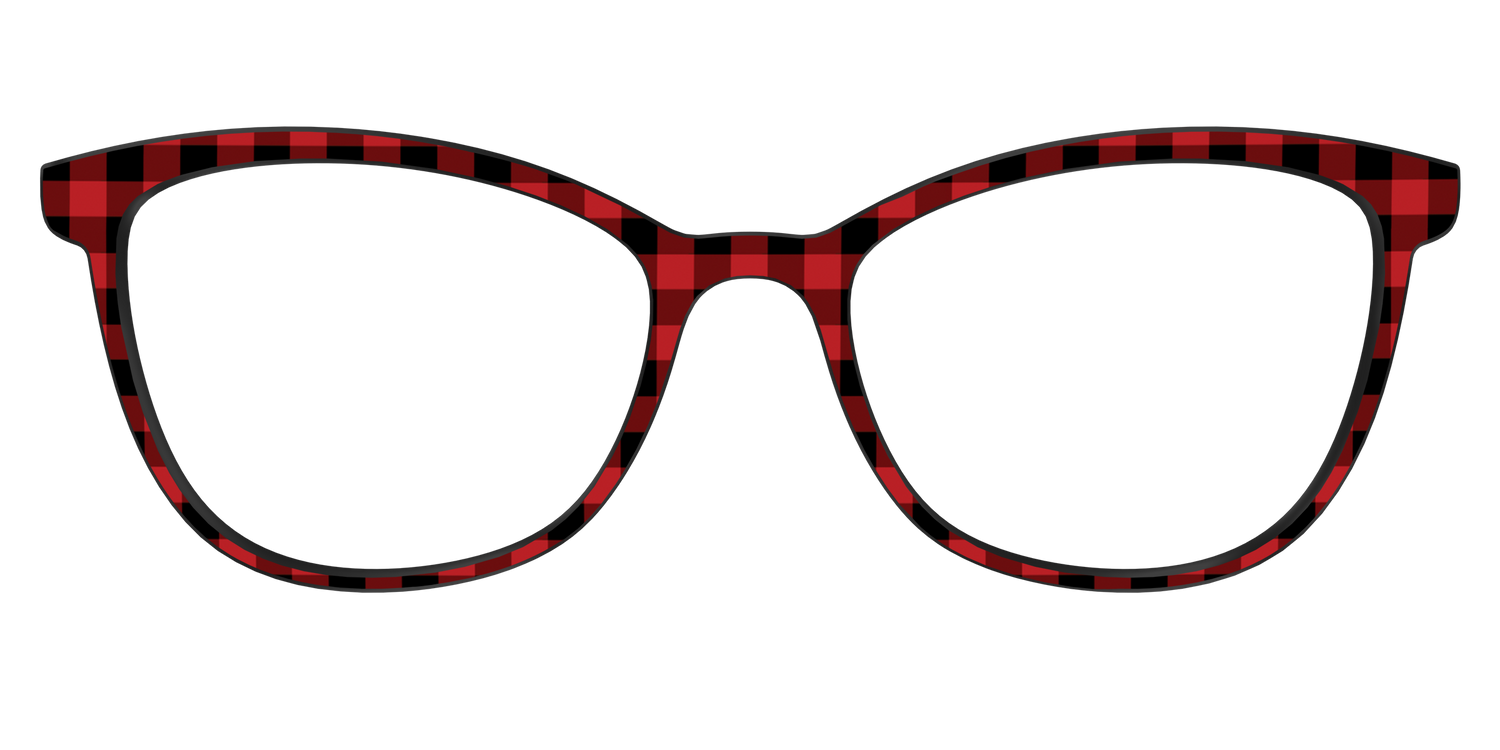 The Buffalo Plaid - Front Top Image - Pair Eyewear