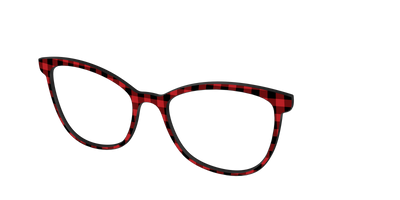 The Buffalo Plaid - Angle Top Thumbnail - Pair Eyewear