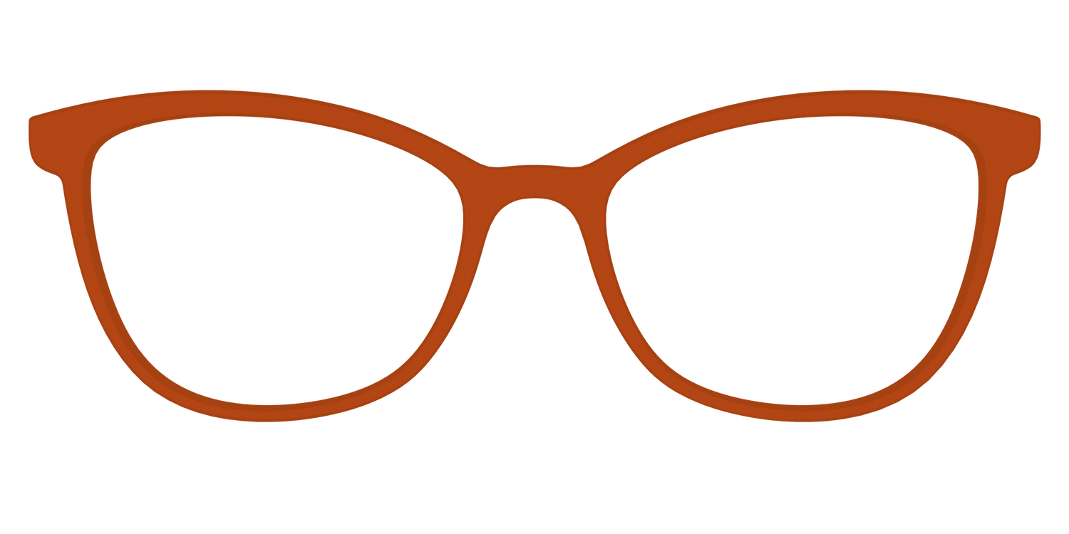 The Burnt Orange - Front Top Image - Pair Eyewear