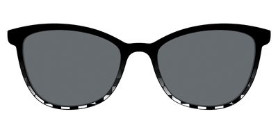 The Polarized Checkerboard Fade Sun Top - Front Top Thumbnail - Pair Eyewear