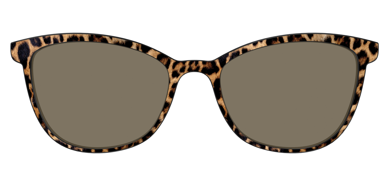 The Polarized Cheetah Spots Sun Top - Front Top Image - Pair Eyewear