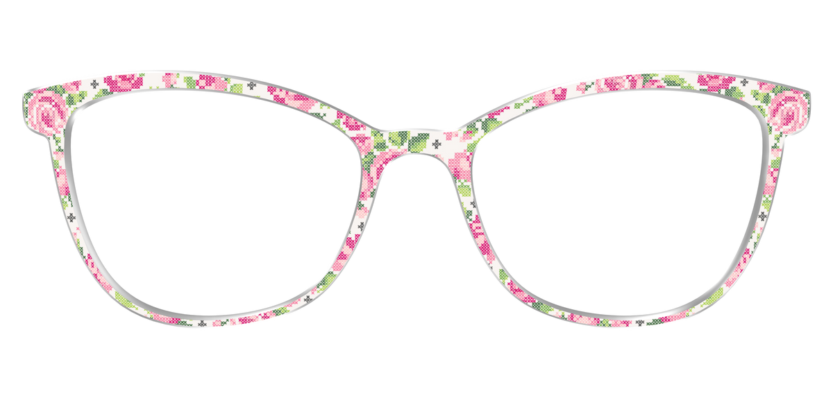 The Cross-Stitch Petals - Front Top Image - Pair Eyewear