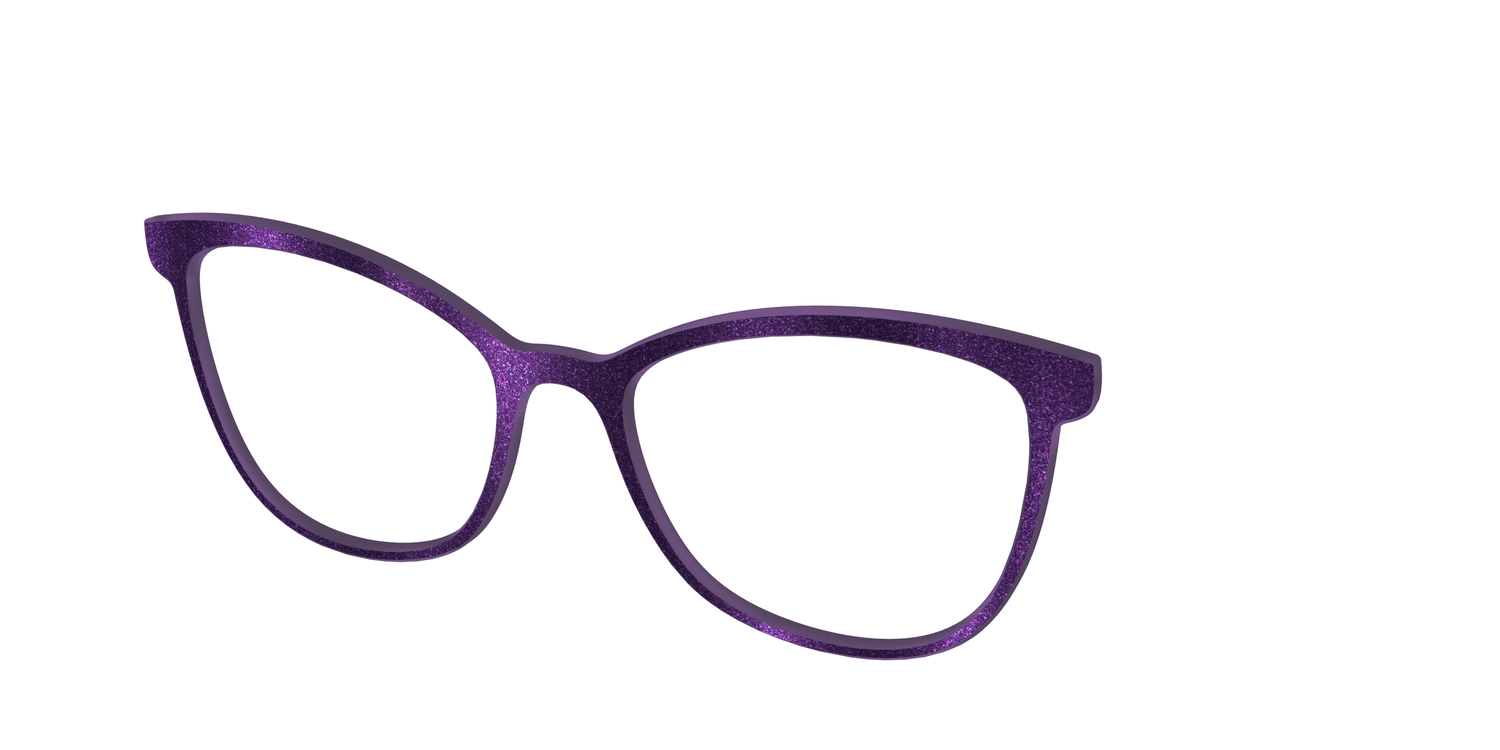 The Deep Purple Shimmer - Angle Top Image - Pair Eyewear