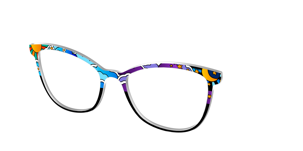 The Far Out Skies - Angle Top Image - Pair Eyewear