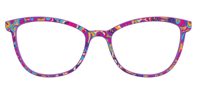 The Flower Power Paisley with Gold Foil - Front Top Thumbnail - Pair Eyewear
