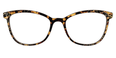 The Haunted Tortoise with Gold Foil Webs - Front Top Thumbnail - Pair Eyewear