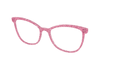 The Hot Pink Sparkle - Angle Top Thumbnail - Pair Eyewear