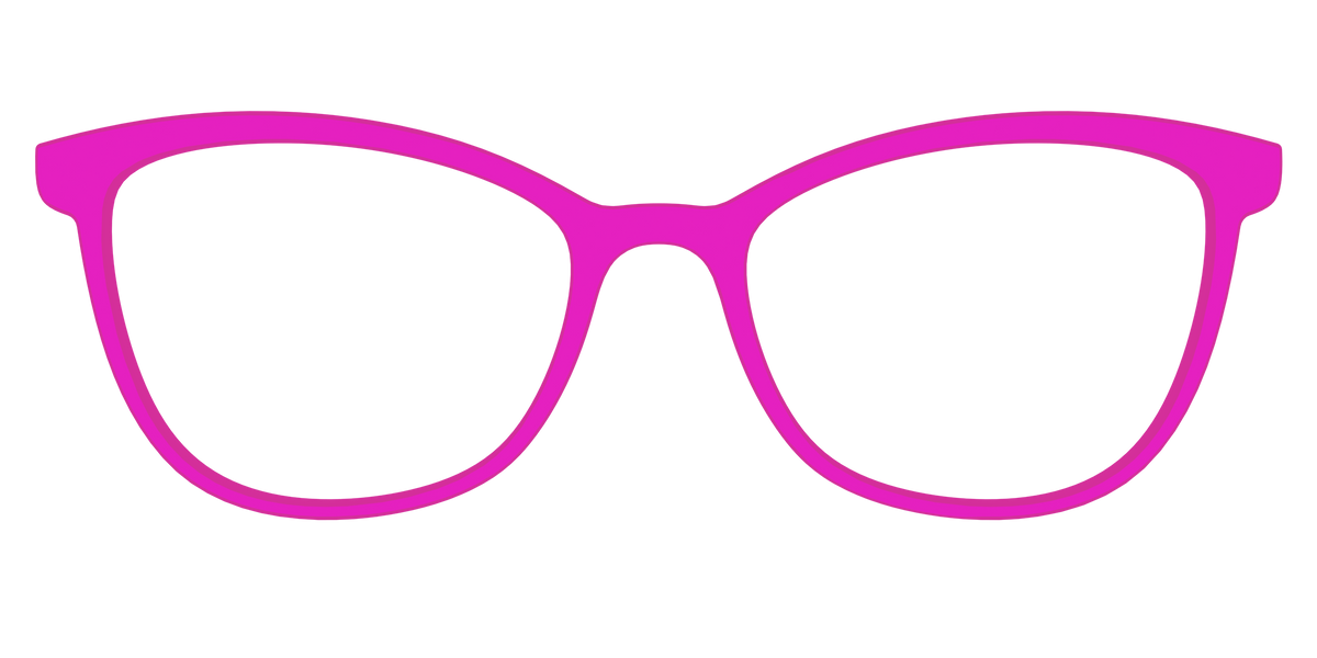The Hot Pink - Front Top Image - Pair Eyewear