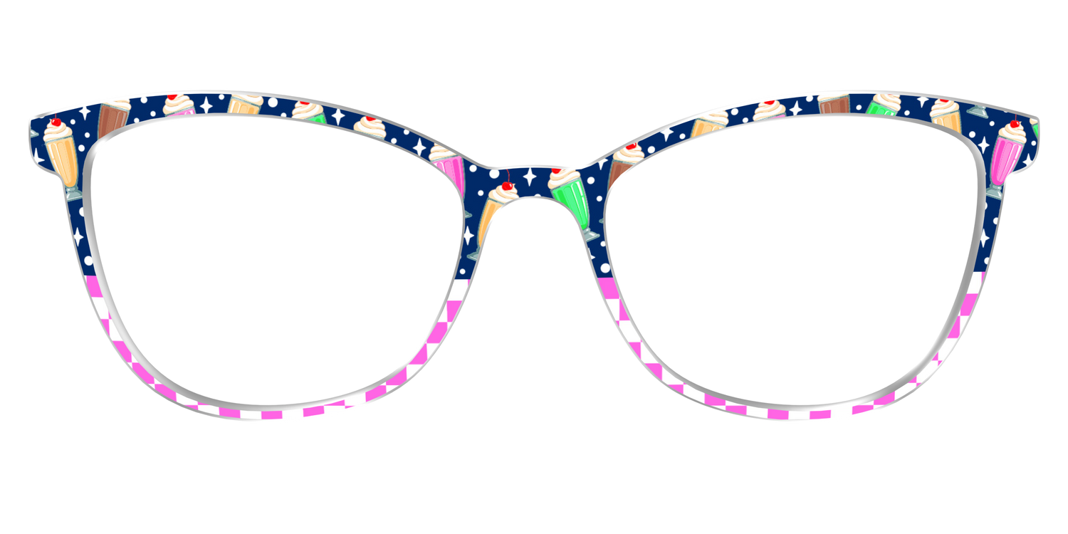 The Ice Cream Social Split - Front Top Image - Pair Eyewear