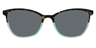 The Polarized Matcha Split Sun Top - Front Top Thumbnail - Pair Eyewear