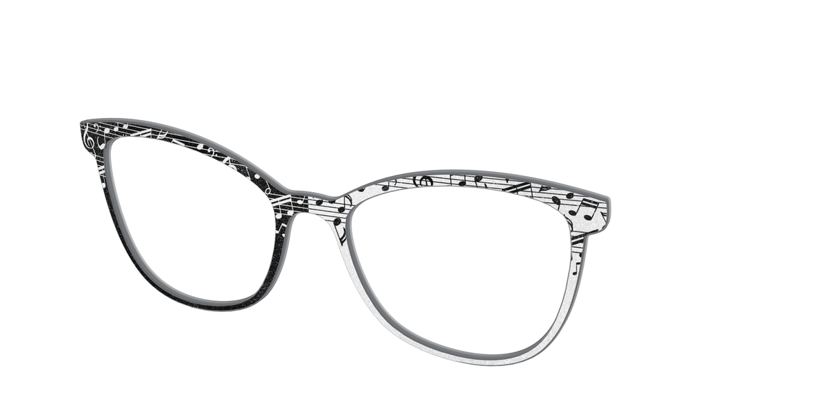 The Musical Shimmer Split - Angle Top Image - Pair Eyewear