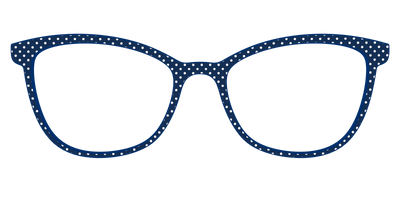 The Navy Pin Dot - Front Top Thumbnail - Pair Eyewear