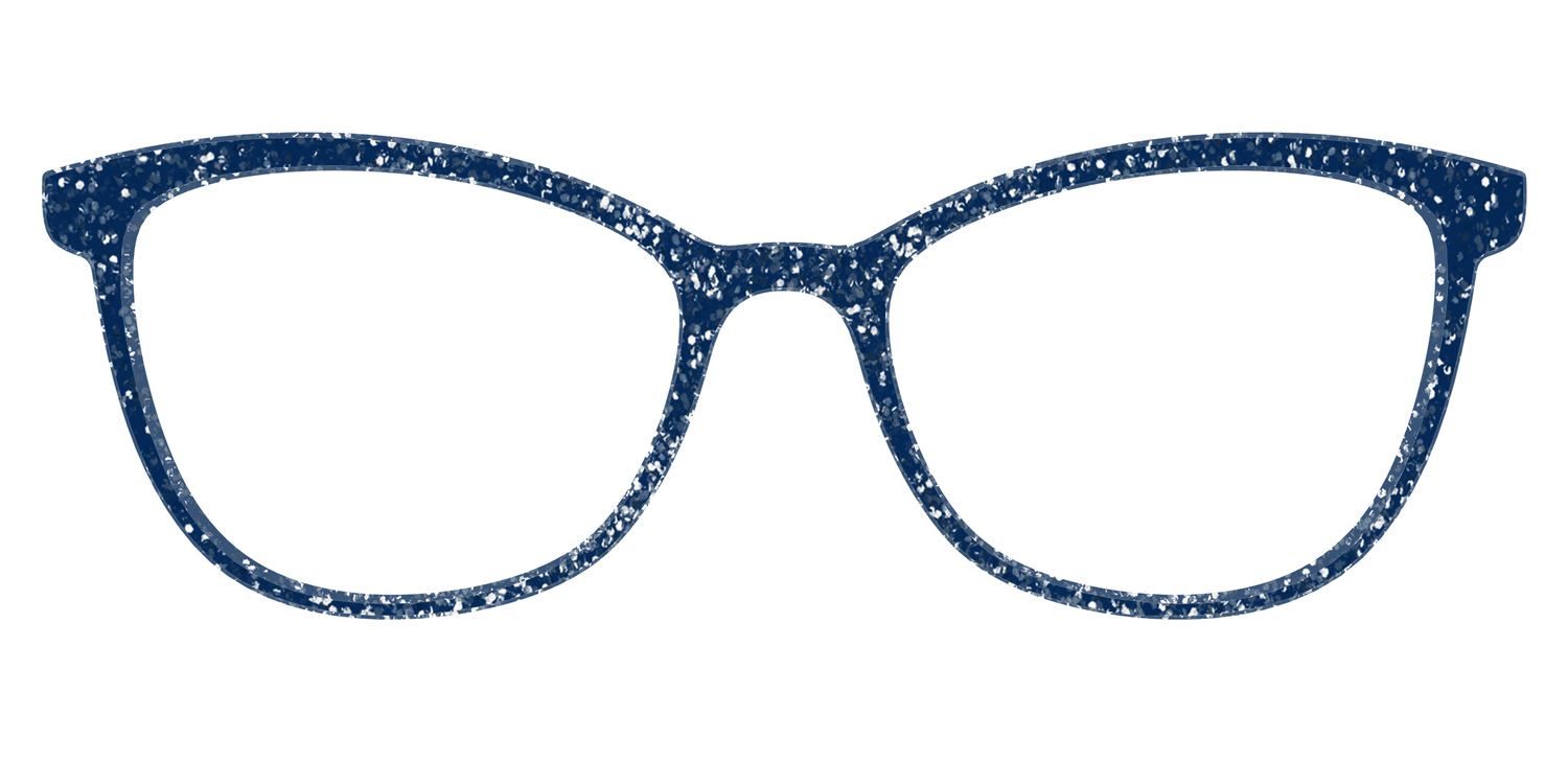 The Navy Sparkle - Front Top Image - Pair Eyewear