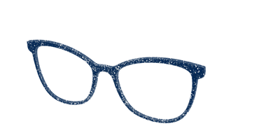 The Navy Sparkle - Angle Top Thumbnail - Pair Eyewear