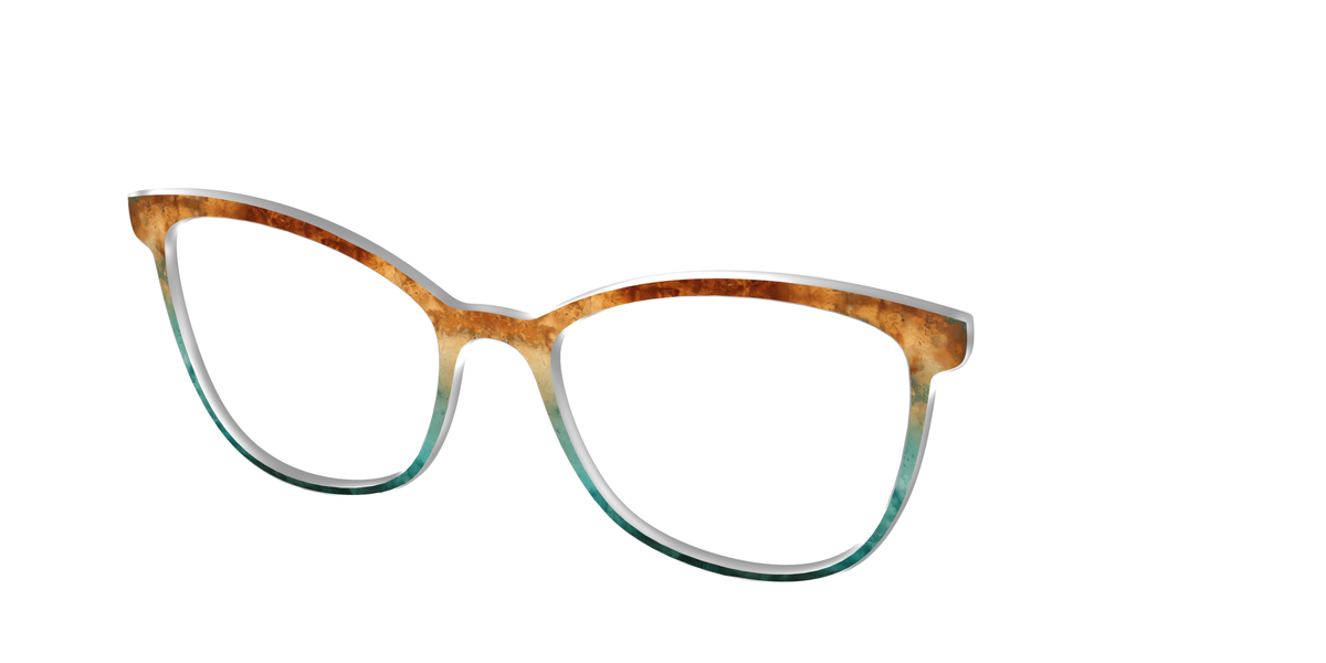 The Oxidized Copper - Angle Top Image - Pair Eyewear
