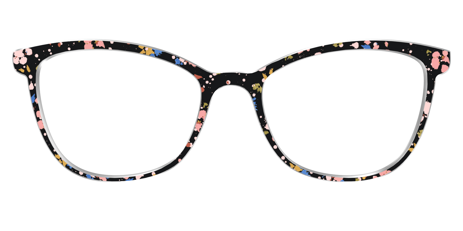 The Pallid Paint Splatter - Front Top Image - Pair Eyewear